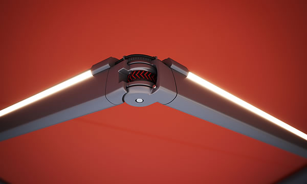 markilux Armtechnologie LED-Line Gelenkarm